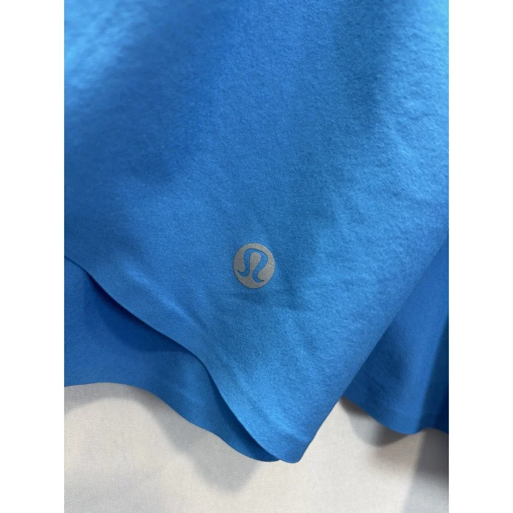 Lululemon Blue Women's Running Shorts Drawstring 2.5
